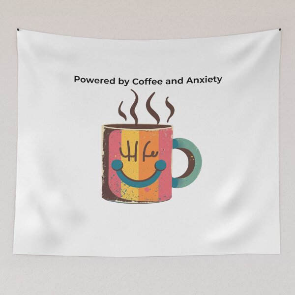 Item preview, Vintage Retro Coffee Lover Funny Quote Mug T-Shirt designed and sold by TrendyGalaxy.