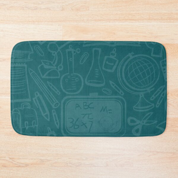 Item preview, Back to School Doodle Teal Green Pattern Chalkboard Education Illustration designed and sold by LYAN-STORE.