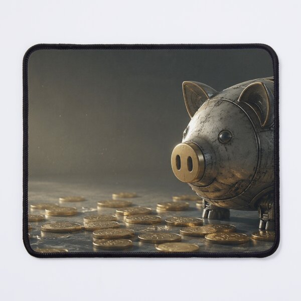 Item preview, Steampunk Piggy Bank and Gold Coins designed and sold by kuradoshanon.
