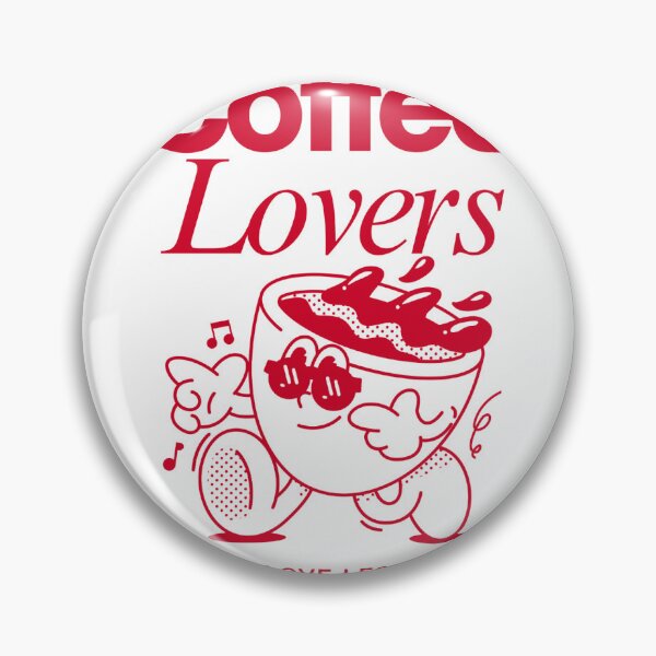 Item preview, Red and White Illustrated Coffee Lovers T Shirt designed and sold by SVSocialH.