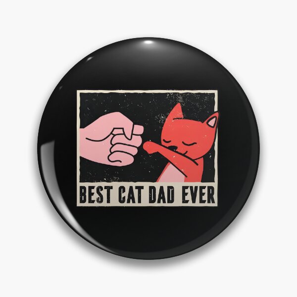 Item preview, Best Cat Dad Ever Fist Bump Vintage Retro designed and sold by Dmo3HarkoArt.