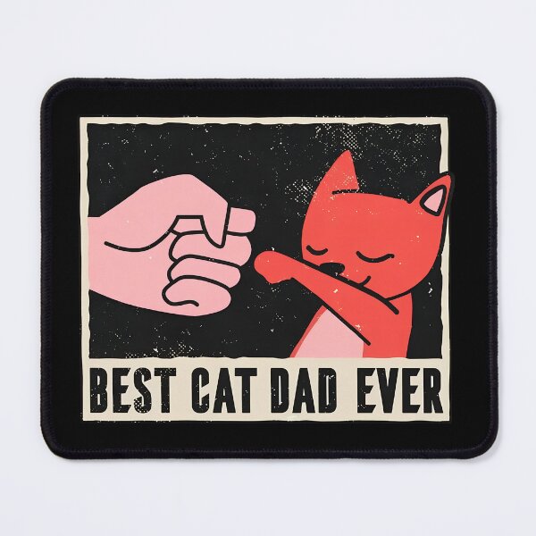 Item preview, Best Cat Dad Ever Fist Bump Vintage Retro designed and sold by Dmo3HarkoArt.