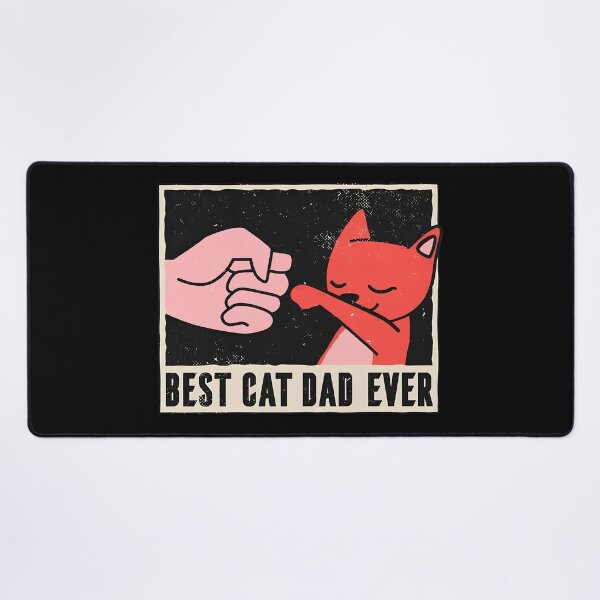Item preview, Best Cat Dad Ever Fist Bump Vintage Retro designed and sold by Dmo3HarkoArt.