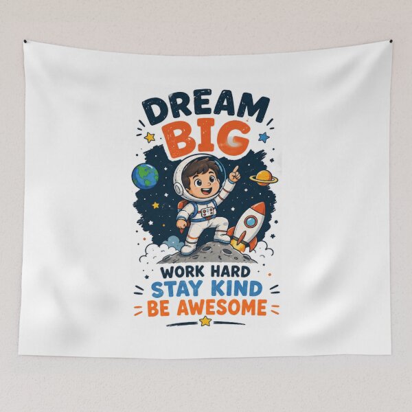 Item preview, DREAM BIG - KIDS, YOUNG & GRIL T-SHIRT designed and sold by everyone cloth house.
