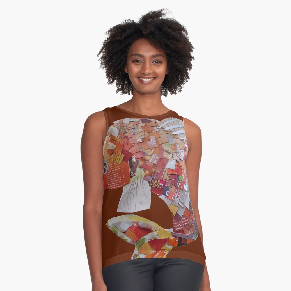 Item preview, Sleeveless Top designed and sold by Packeredo.