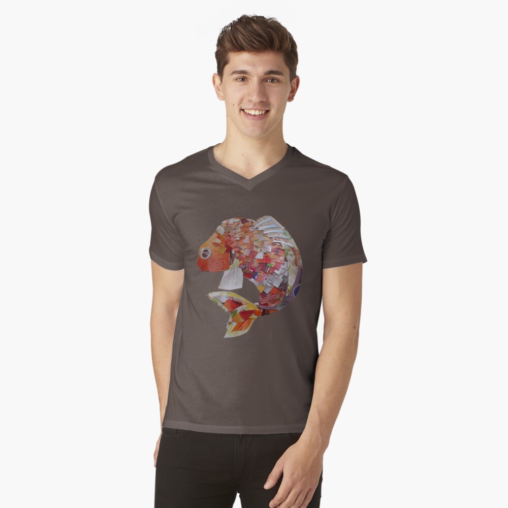 Item preview, V-Neck T-Shirt designed and sold by Packeredo.