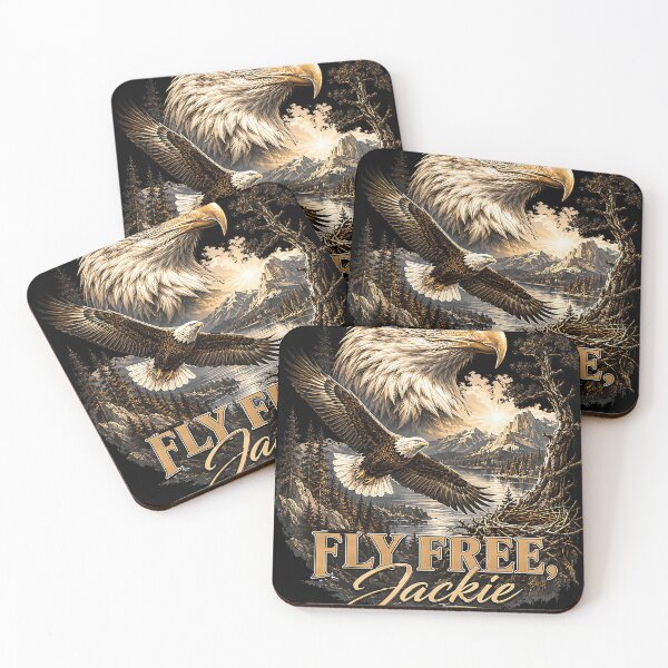Item preview, Fly Free Jackie Big Bear Bald Eagle Tribute designed and sold by HaytamShop.