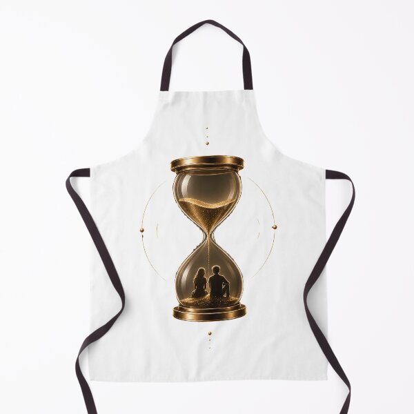 Item preview, Together Through Time | Golden Hourglass Love & Connection Design designed and sold by CalmMandala.