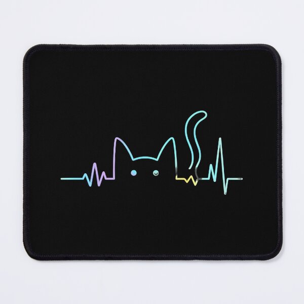 Item preview, Cat Heartbeat Line Art designed and sold by Dmo3HarkoArt.