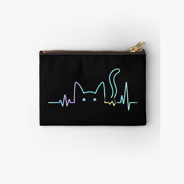 Item preview, Cat Heartbeat Line Art designed and sold by Dmo3HarkoArt.