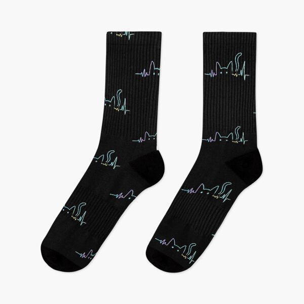 Item preview, Cat Heartbeat Line Art designed and sold by Dmo3HarkoArt.