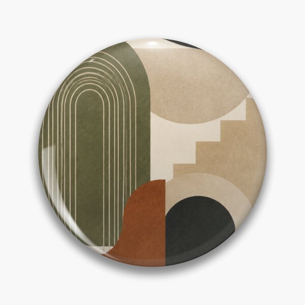 Item preview, Earthy Geometric Modern Landscape designed and sold by Zaramodo.