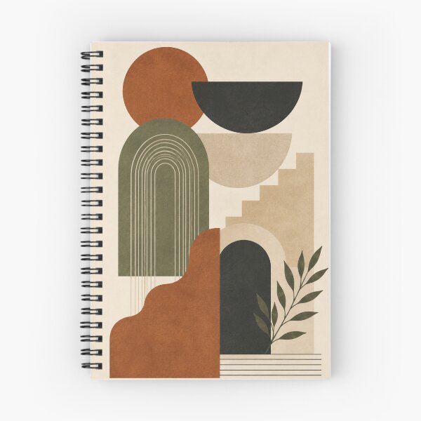 Item preview, Earthy Geometric Modern Landscape designed and sold by Zaramodo.