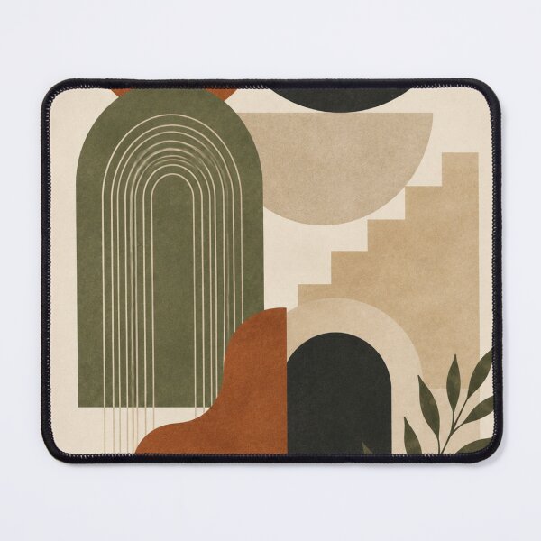 Item preview, Earthy Geometric Modern Landscape designed and sold by Zaramodo.