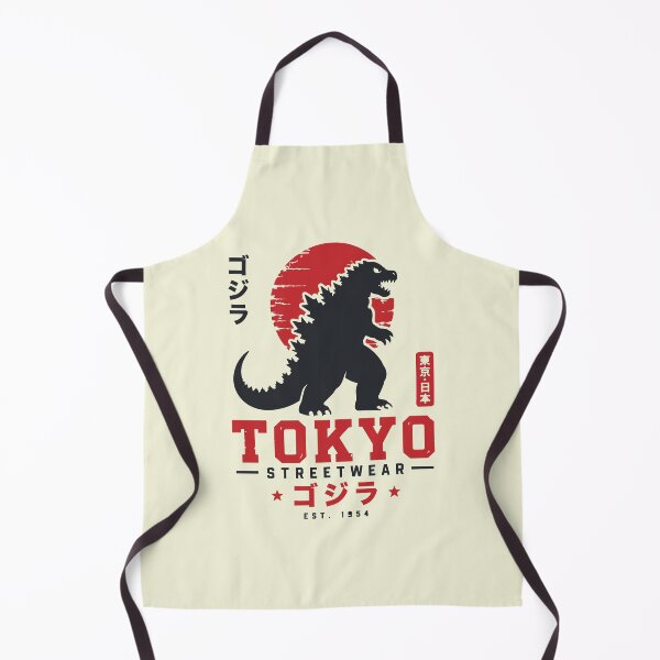 Item preview, Tokyo Streetwear Kaiju Showa Godzilla Monster with Japanese Text designed and sold by w1ckerman.