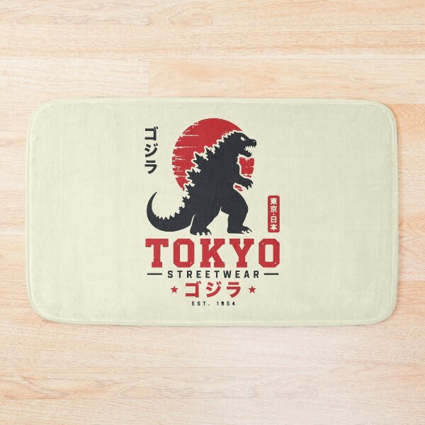 Item preview, Tokyo Streetwear Kaiju Showa Godzilla Monster with Japanese Text designed and sold by w1ckerman.