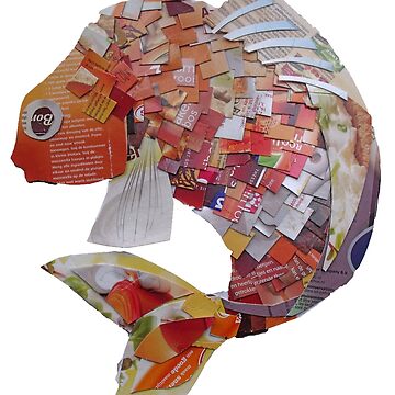 Artwork thumbnail, Goldfish with square scales by Packeredo