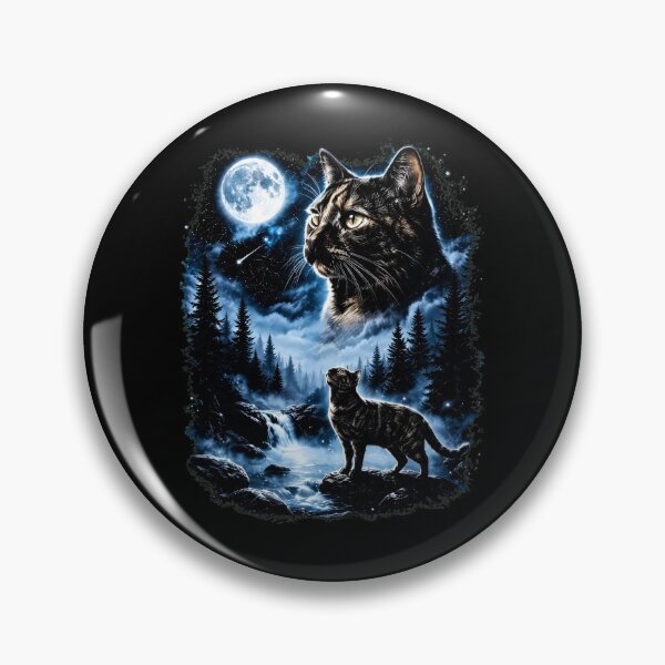 Item preview, Moonlit Cat Fantasy Art designed and sold by Dmo3HarkoArt.