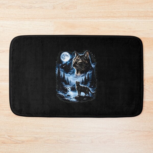 Item preview, Moonlit Cat Fantasy Art designed and sold by Dmo3HarkoArt.