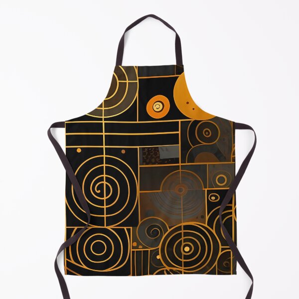 Item preview, Black and Gold Technical Circles Blueprint designed and sold by RAGANADesign.