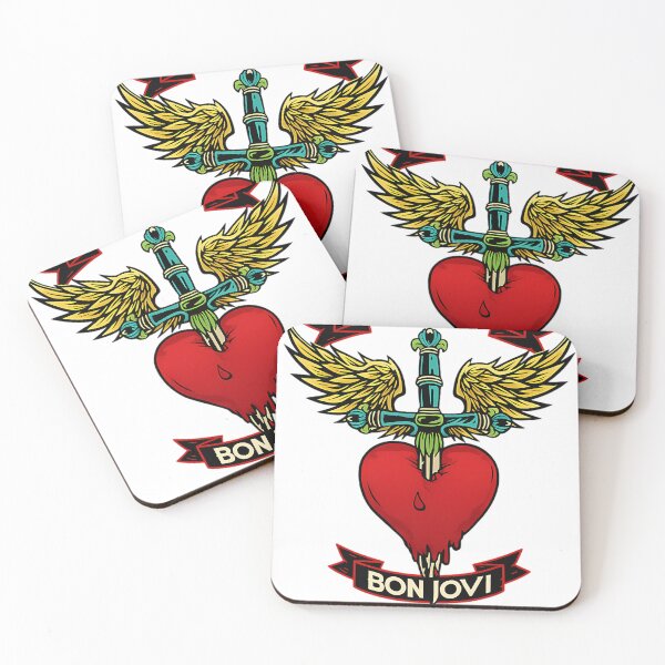 Item preview, Bon Jovi Heart & Dagger â€“ 40th Anniversary Tribute designed and sold by cosmicCryptidCo.