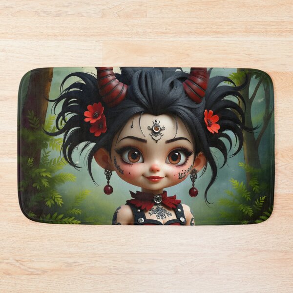 Item preview, Little Dark Forest Demon – Cute Gothic Fantasy Girl. designed and sold by nicky2342.