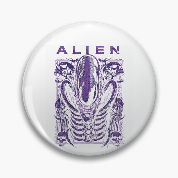 Item preview, Alien Xenomorph Purple H.R. Giger Sci-Fi Horror designed and sold by TSKSHOPPING.