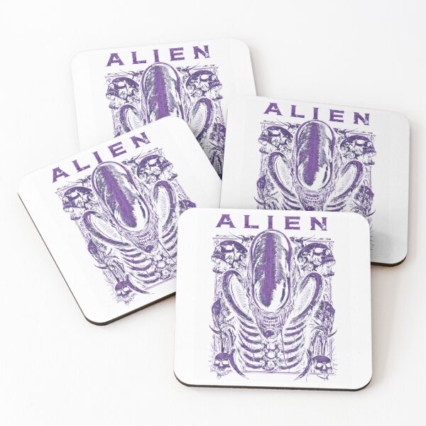 Item preview, Alien Xenomorph Purple H.R. Giger Sci-Fi Horror designed and sold by TSKSHOPPING.