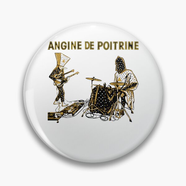 Item preview, Angine de Poitrine Rock duo (fan art) designed and sold by GrinReaperGoods.