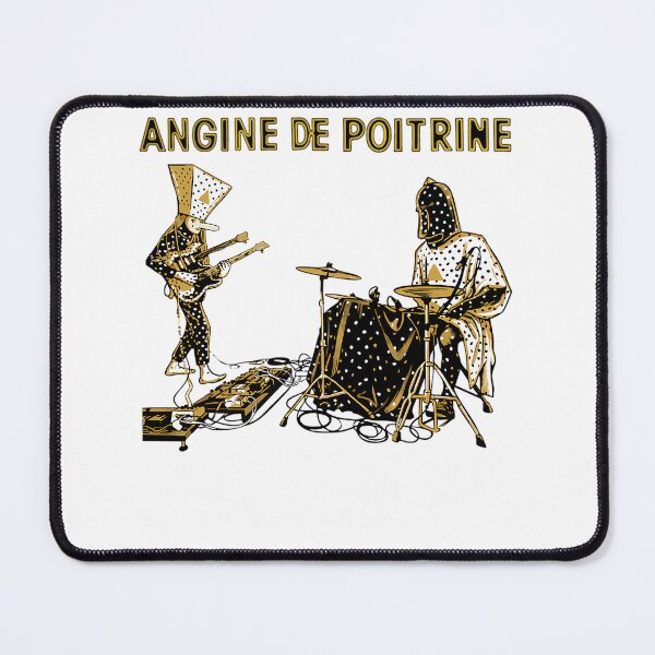 Item preview, Angine de Poitrine Rock duo (fan art) designed and sold by GrinReaperGoods.