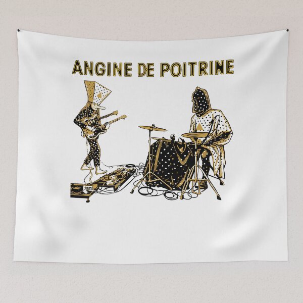 Item preview, Angine de Poitrine Rock duo (fan art) designed and sold by GrinReaperGoods.