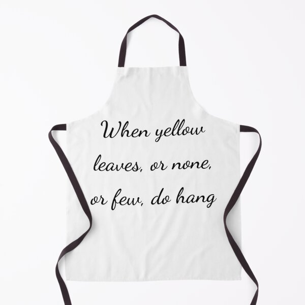 Item preview, “When yellow leaves, or none, or few, do hang” - handwriting black designed and sold by ariksworld.