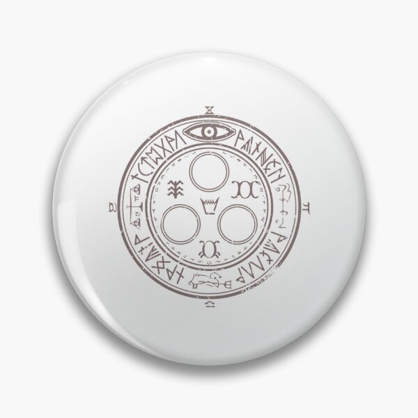 Item preview, Silent Hill Halo of the Sun Cult Symbol Static Silver designed and sold by TSKSHOPPING.