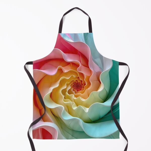 Item preview, Vibrant Color Swirl in Aqua Pink and Yellow designed and sold by Vicky Brago-Mitchell®.