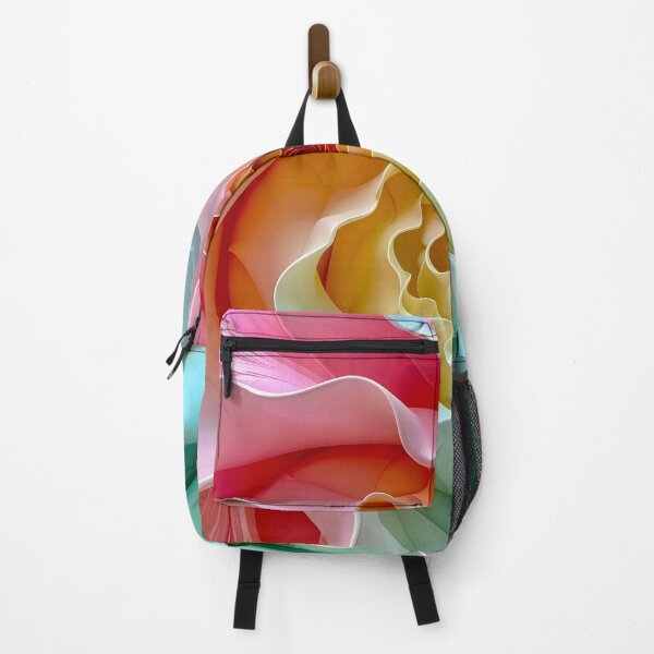 Item preview, Vibrant Color Swirl in Aqua Pink and Yellow designed and sold by Vicky Brago-Mitchell®.