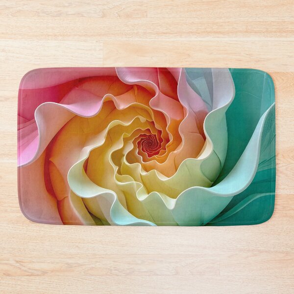 Item preview, Vibrant Color Swirl in Aqua Pink and Yellow designed and sold by Vicky Brago-Mitchell®.