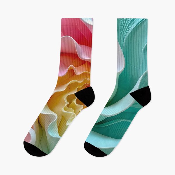 Item preview, Vibrant Color Swirl in Aqua Pink and Yellow designed and sold by Vicky Brago-Mitchell®.