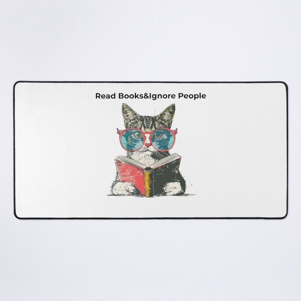 Item preview, Vintage Retro Cat Reading Book Lover Gift T-Shirt designed and sold by TrendyGalaxy.