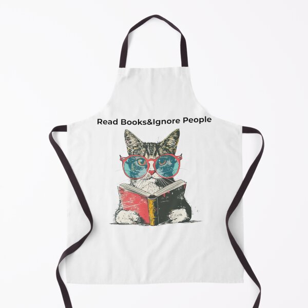 Item preview, Vintage Retro Cat Reading Book Lover Gift T-Shirt designed and sold by TrendyGalaxy.