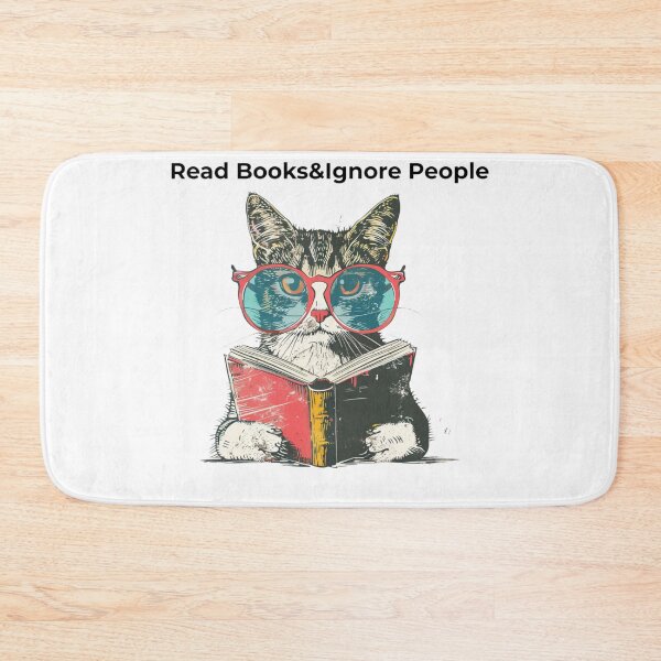 Item preview, Vintage Retro Cat Reading Book Lover Gift T-Shirt designed and sold by TrendyGalaxy.