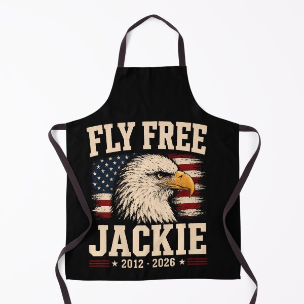 Item preview, Fly Free Jackie Eagle America USA Flag Wildlife Tribute designed and sold by HaytamShop.