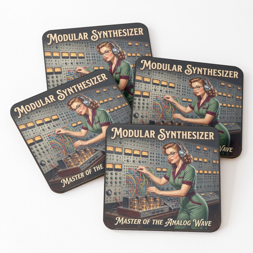 Item preview, Coasters (Set of 4) designed and sold by thirdshiftlab.