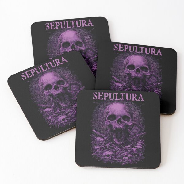 Item preview, Sepultura Chaos A.D. Purple Thrash Metal Skull designed and sold by TSKSHOPPING.