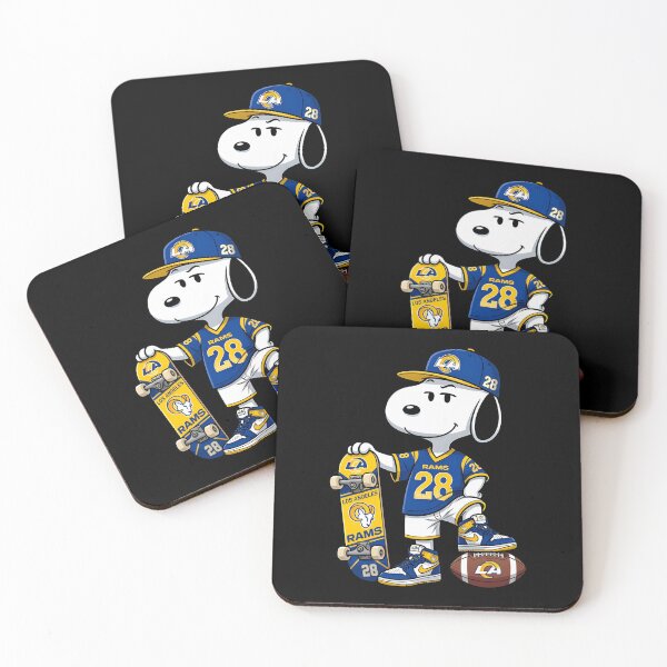 Item preview, Snoopy Los Angeles Football Skater designed and sold by Nahkolahmom.
