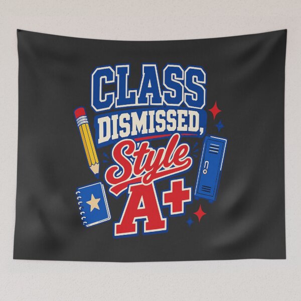 Item preview, Back to School Retro Classroom Supplies Design designed and sold by JansenGS.