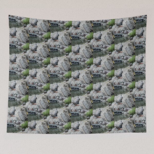 Item preview, ⁠Turtles Basking by the Pond Peaceful Nature Photography⁠ designed and sold by Julia9632.