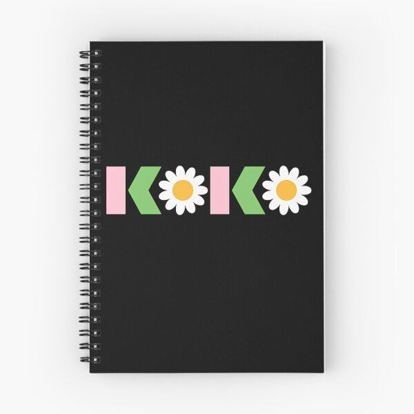 Item preview, Letters With White Daisy Flowers On Black Background designed and sold by PontoImagem.