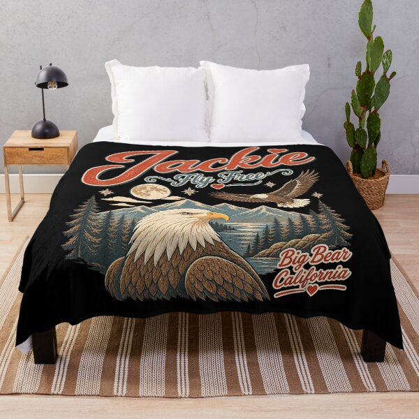 Item preview, Fly Free Jackie Bald Eagle Family Forever Queen Memorial designed and sold by HaytamShop.