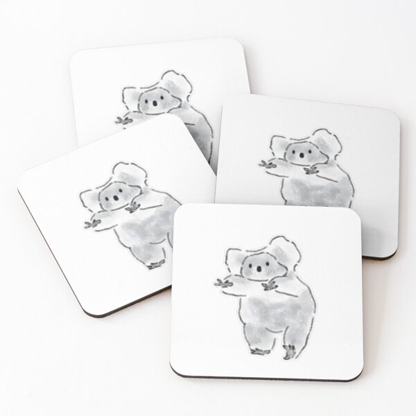 Item preview, Fluffy Grey Koala Reaching Out Arms designed and sold by raun.draw.