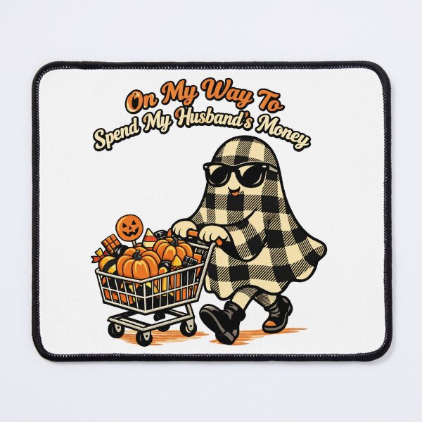 Item preview, Spend My Husband's Money , Ghost | Funny Sassy Halloween Design designed and sold by MOCH- ART.